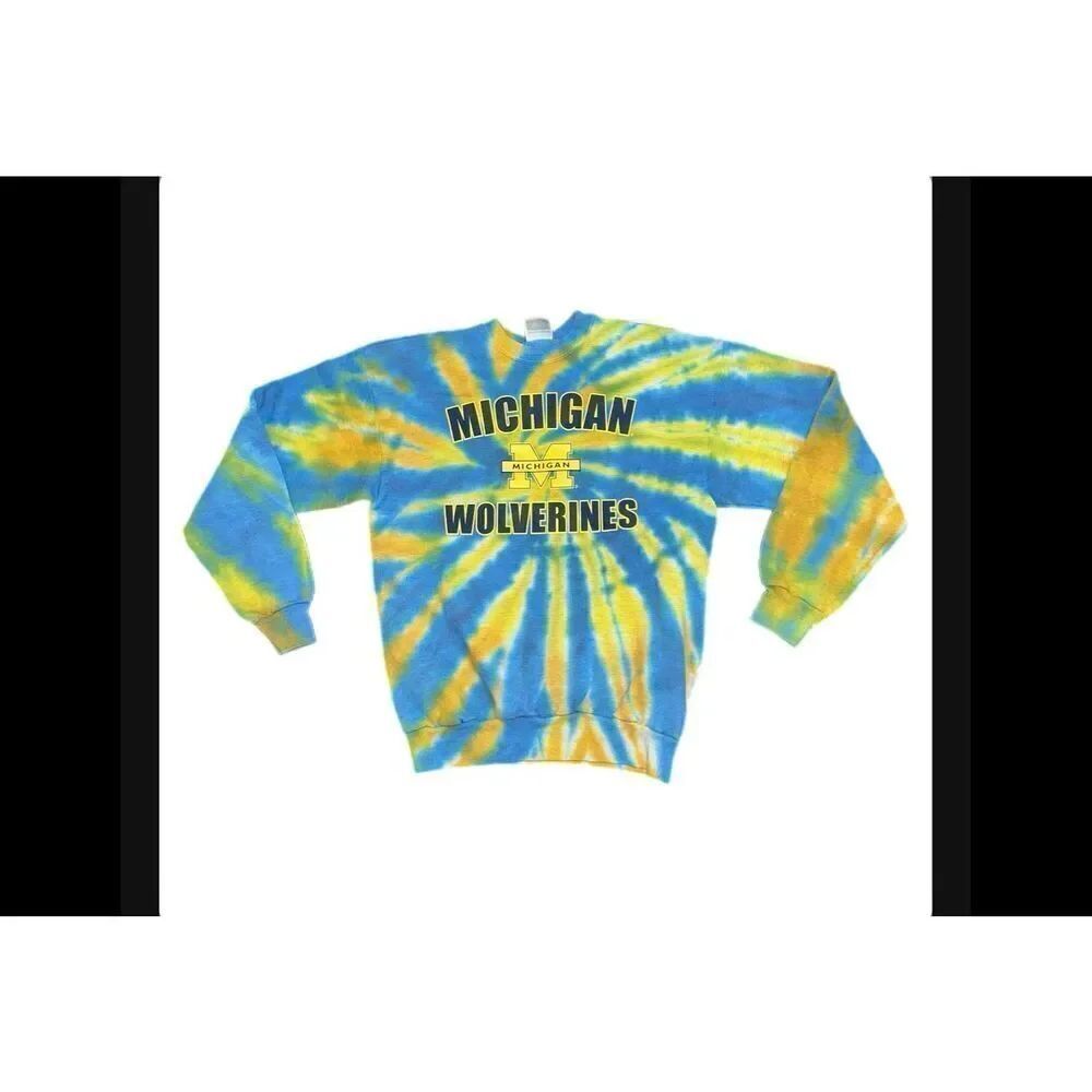 Michigan Wolverines Tie-Dye Sweater